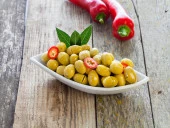 Yazar Yeşil Zeytin 1 Kg thumbnail 1