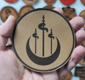 Alperen Ocakları Deri Peç - Arma - Leather PAtch thumbnail 2