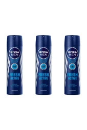 Nivea Men Fresh Active 150 ml Deodorant 3'lü Paket thumbnail 1