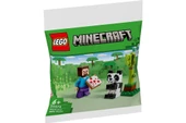 LEGO Minecraft 30672 Steve and Baby Panda thumbnail 1