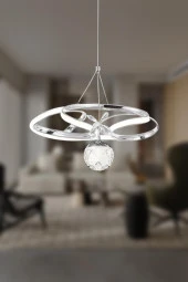Eray Aydınlatma 2578-40 Krom Led Avize thumbnail 1