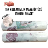 Self Tek Kullanımlık Masa Örtüsü 140x150cm 50 Li thumbnail 1