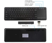 Hadron HDX2505 Kablosuz Bluetooth Klavye Touch Pad thumbnail 7