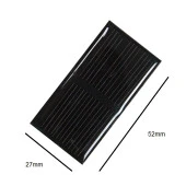 Güneş Paneli - Solar Panel 1.5V 100mA 52x27mm thumbnail 4