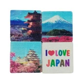 Japonya Temalı Dörtlü Taş Magnet thumbnail 1