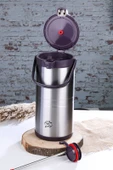 Cooker CKR2009 4.5 Lt Çift Katlı Paslanmaz Çelik Pompalı Termos thumbnail 5