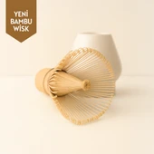 Matcha Whisk El Yapımı Özel Bambu Köpürtücü thumbnail 3