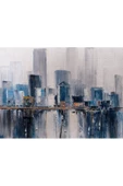Sisli Şehir Canvas Tablo (50x70) thumbnail 2