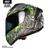 MTS M-201-SNAKE ZOMBIES WHITE KASK thumbnail 1