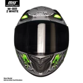 MTS M-201-SNAKE ZOMBIES WHITE KASK thumbnail 2