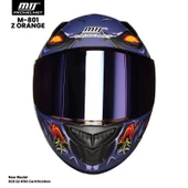 MTS M-201-SNAKE ZOMBIES ORANGE KASK thumbnail 2
