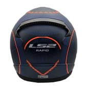 LS2 RAPID TAKAROA MAT MAVİ-KIRMIZI KASK thumbnail 3