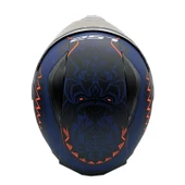 LS2 RAPID TAKAROA MAT MAVİ-KIRMIZI KASK thumbnail 4