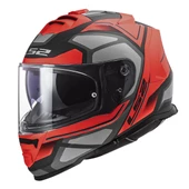 LS2 STORM 2 FASTER MAT KIRMIZI-TITANIUM KASK thumbnail 1