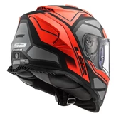 LS2 STORM 2 FASTER MAT KIRMIZI-TITANIUM KASK thumbnail 3
