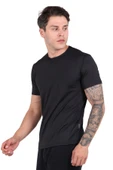 Thermoform Microfiber Kısa Kollu Fanila Siyah thumbnail 3