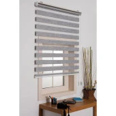 Zebra Stor Perde Bambu Gri 180x200 cm thumbnail 1