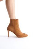 Taba Süet Bootie İnce Topuklu Bot - Nairobi thumbnail 3