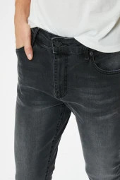 Erkek Siyah Jeans thumbnail 5