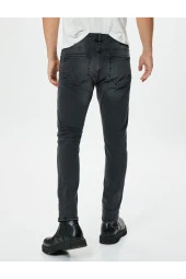 Erkek Siyah Jeans thumbnail 10