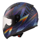 LS2 RAPID 2 OPTIK MAT MAVİ-MOR KASK thumbnail 3