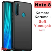 Xiaomi Redmi Note 8 Kamera Çıkıntılı Soft Silikon thumbnail 1