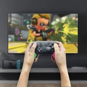 Cosmostech Switch Ve Pc Uyumlu Pro Controller Kablosuz Oyun Kolu Yeşil-Pembe thumbnail 2