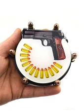 Bardak Altlığı Seti 4 lü - 14 Lü Tabanca thumbnail 3