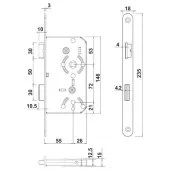 Hafele 55 mm Eksen Oval Oda Kilidi Sol Dilli thumbnail 2