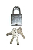 Trı-Cırcle Padlock 60 Mm Krom Kaplama Asma Kilit thumbnail 1