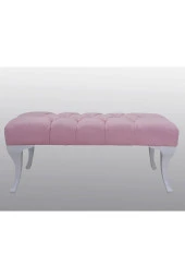 ÜNÜVAR KONSEPT Puf Bench - Pembe thumbnail 1