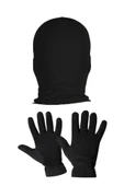 Termal Siyah Unisex Kar Maskesi Polar Eldiven Set thumbnail 4