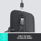 Logitech MX Master 3S - Siyah thumbnail 7