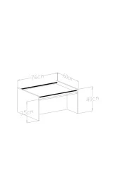 Givayo Mobilya Lei Orta Sehpa 76 Cm thumbnail 3