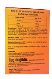 Matriks Ester C D3 Zinco 10 ml X 20 Flakon thumbnail 2
