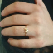Fil Altın Yüzük Rose Gold thumbnail 2