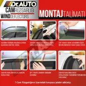 Fiat Palio Cam Rüzgarlığı 4lü thumbnail 5