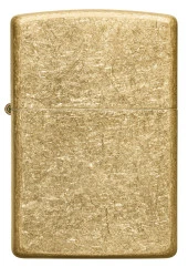 Zippo Regular Tumbled Brass Dizayn Çakmak thumbnail 2