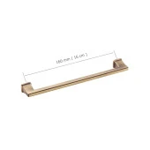 5 Adet Doğanlar Techno 160 mm Mobilya Kulp Olifka Antik Sarı thumbnail 2