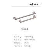 5 Adet Doğanlar Techno 160 mm Mobilya Kulp Antik Gümüş thumbnail 3