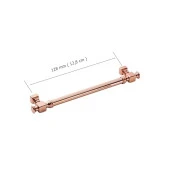 5 Adet Doğanlar Dragon 128 mm Mobilya Kulp Süper Rose Bronz thumbnail 2