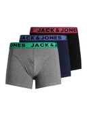Jack Jones Ian Solıd 3 Lü Paket Erkek Boxer 12198233 thumbnail 1