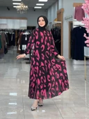 Melike Kaan Elbise Pembe thumbnail 1