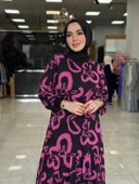 Melike Kaan Elbise Pembe thumbnail 2