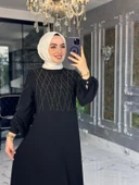 Kare Elbise Siyah thumbnail 3