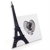 Periboia Decotown Dekoratif Eyfel Paris Desenli Ahşap Resim Fotoğraf Çerçevesi Standı thumbnail 1