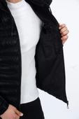 Dynamo Erkek Kapüşonlu Şişme Süet Slim-fit Mont thumbnail 2
