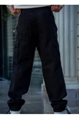 Erkek  Baggy Denim Pantolon thumbnail 6