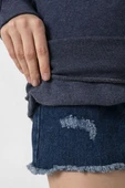 Mr Beast İndigo Kadın 2ip Sweatshirt thumbnail 5