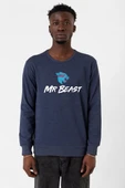 Mr Beast indigo Erkek 2ip Sweatshirt thumbnail 1